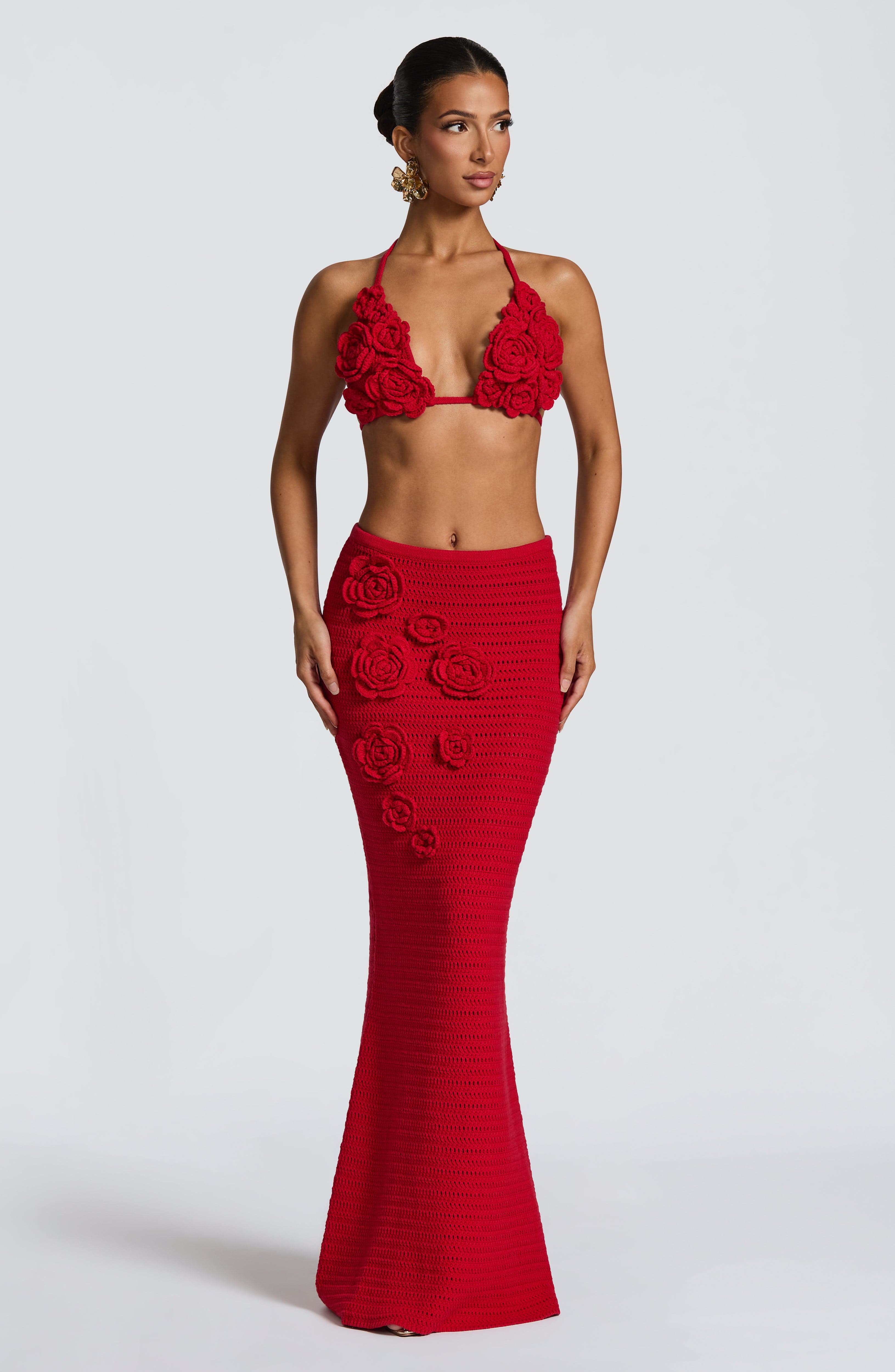 Nerida Top - Red Tops Babyboo Fashion Premium Exclusive Design