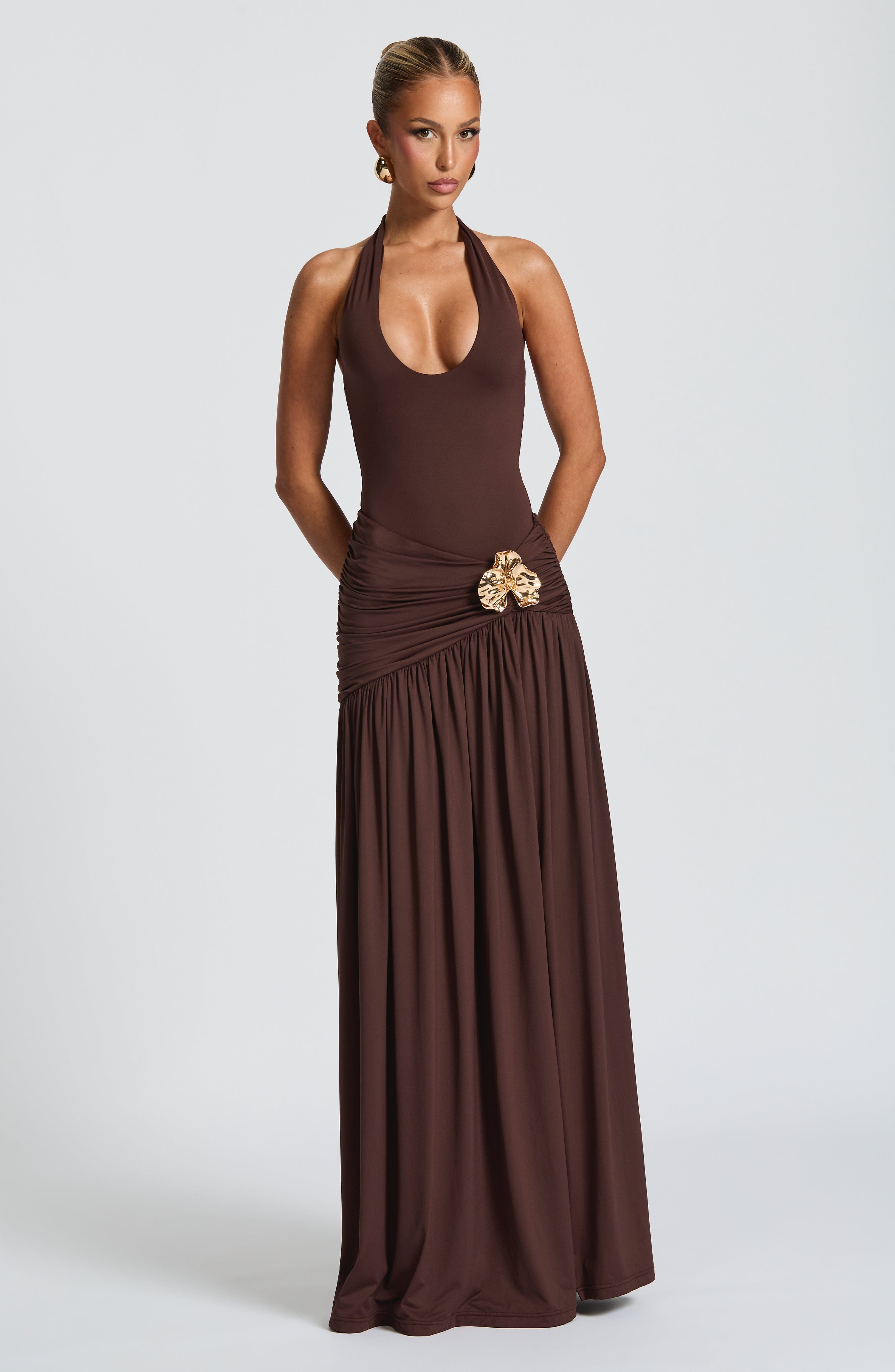 Odele Bodysuit - Plum Brown Bodysuits Babyboo Fashion Premium Exclusive Design