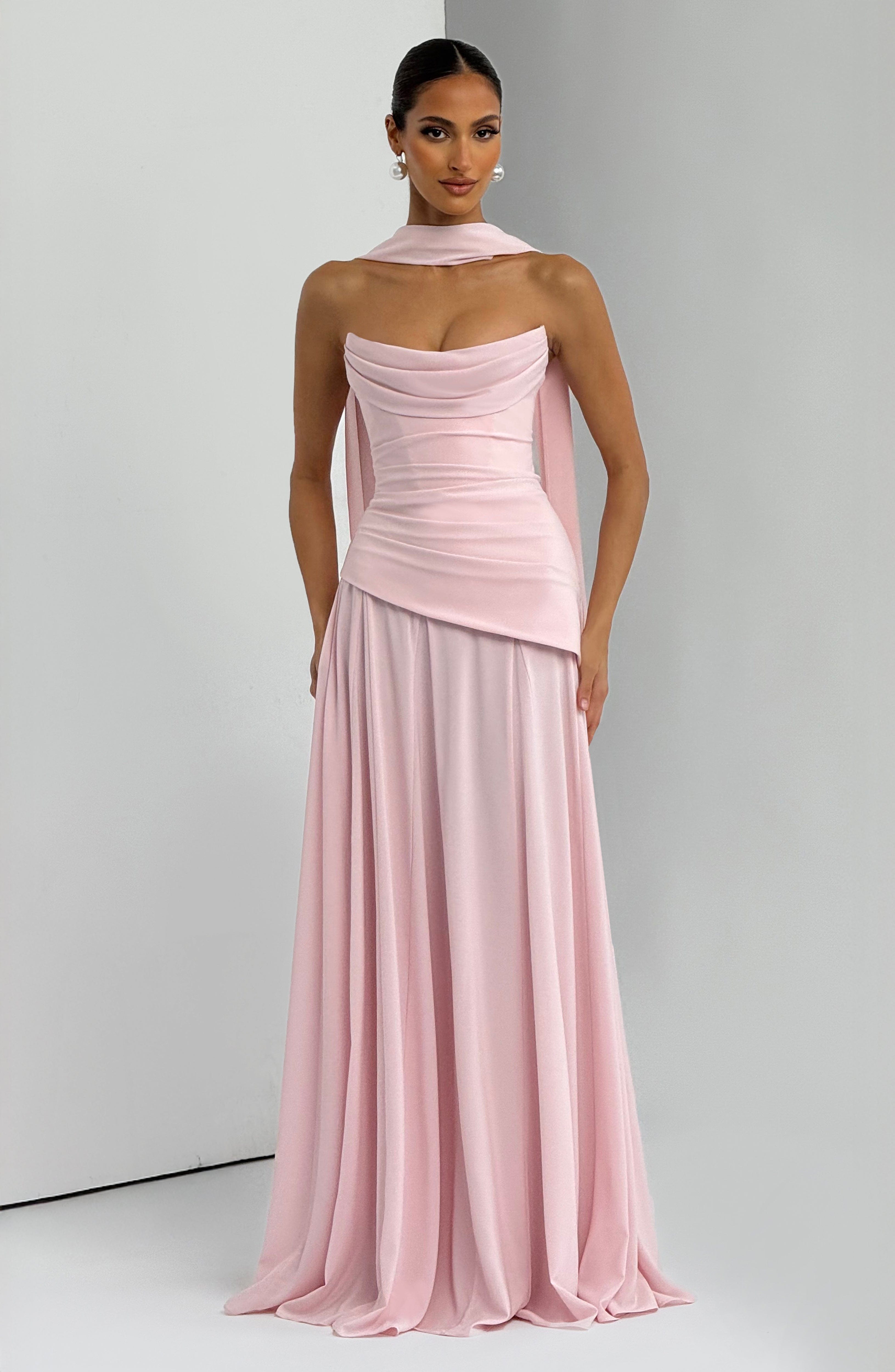 Patricia Maxi Dress - Blush Dress Babyboo Fashion Premium Exclusive Design