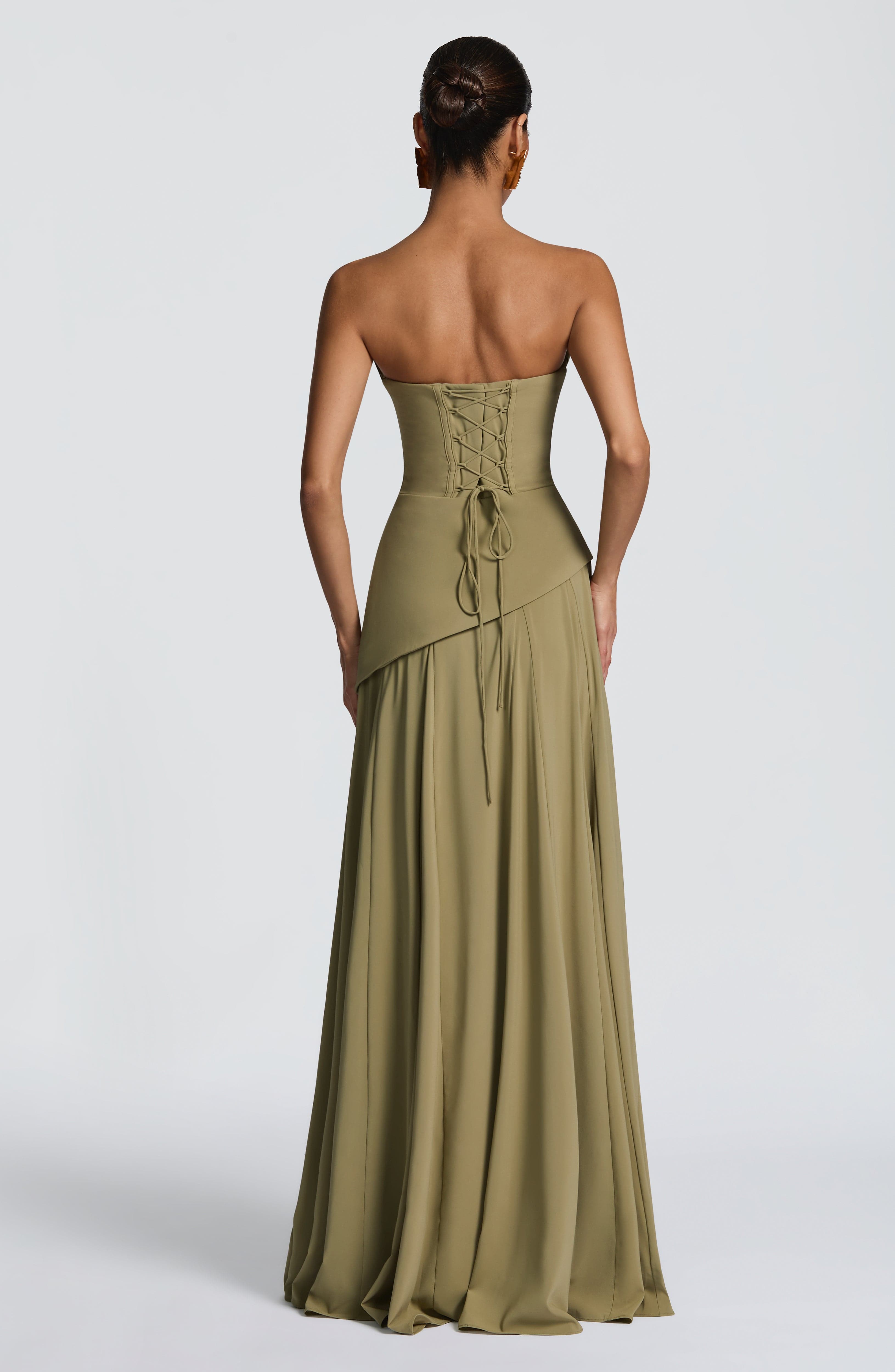 Patricia Maxi Dress - Sage Dress Babyboo Fashion Premium Exclusive Design