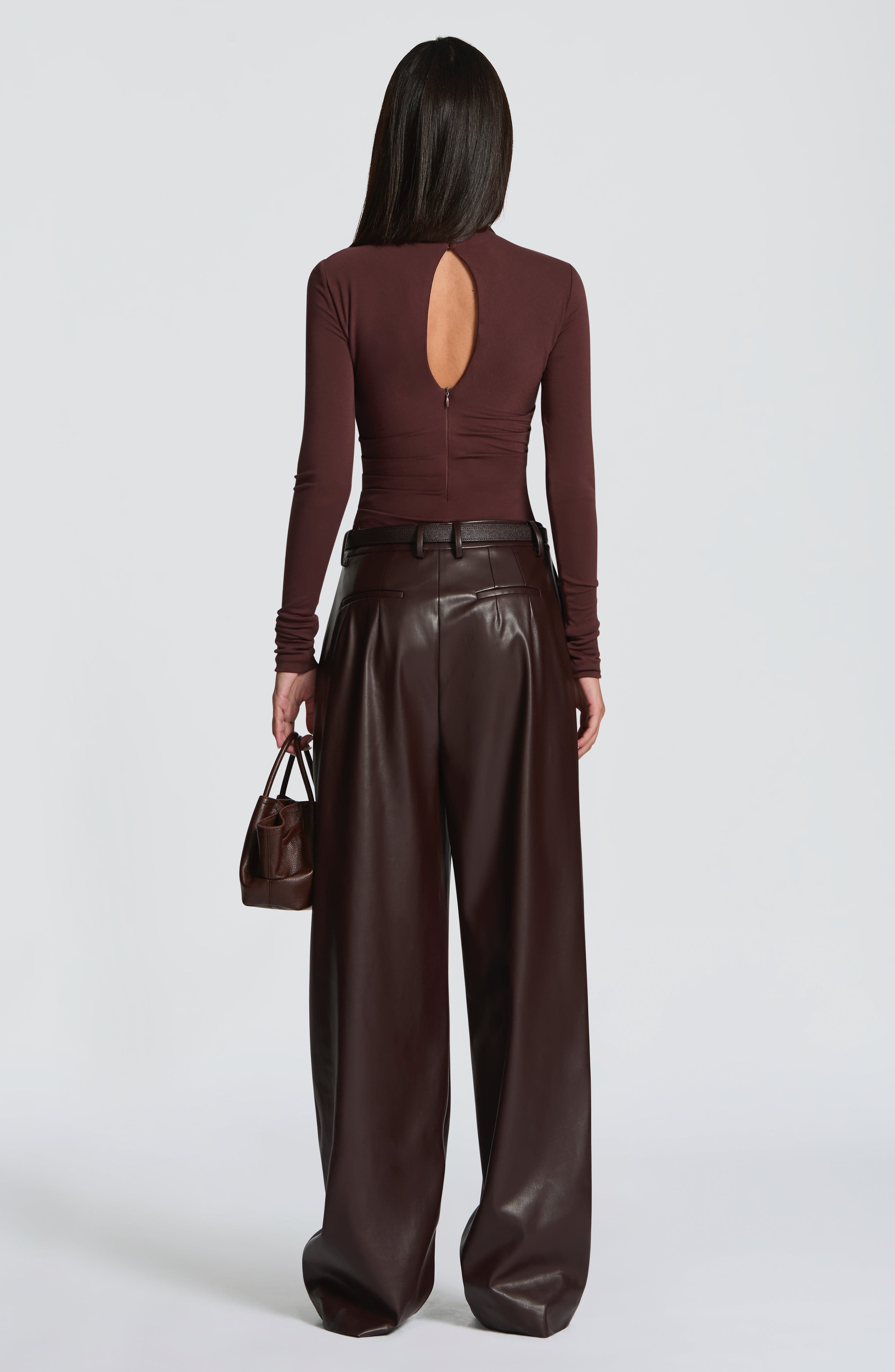 Pearson Bodysuit - Plum Brown Bodysuits Babyboo Fashion Premium Exclusive Design