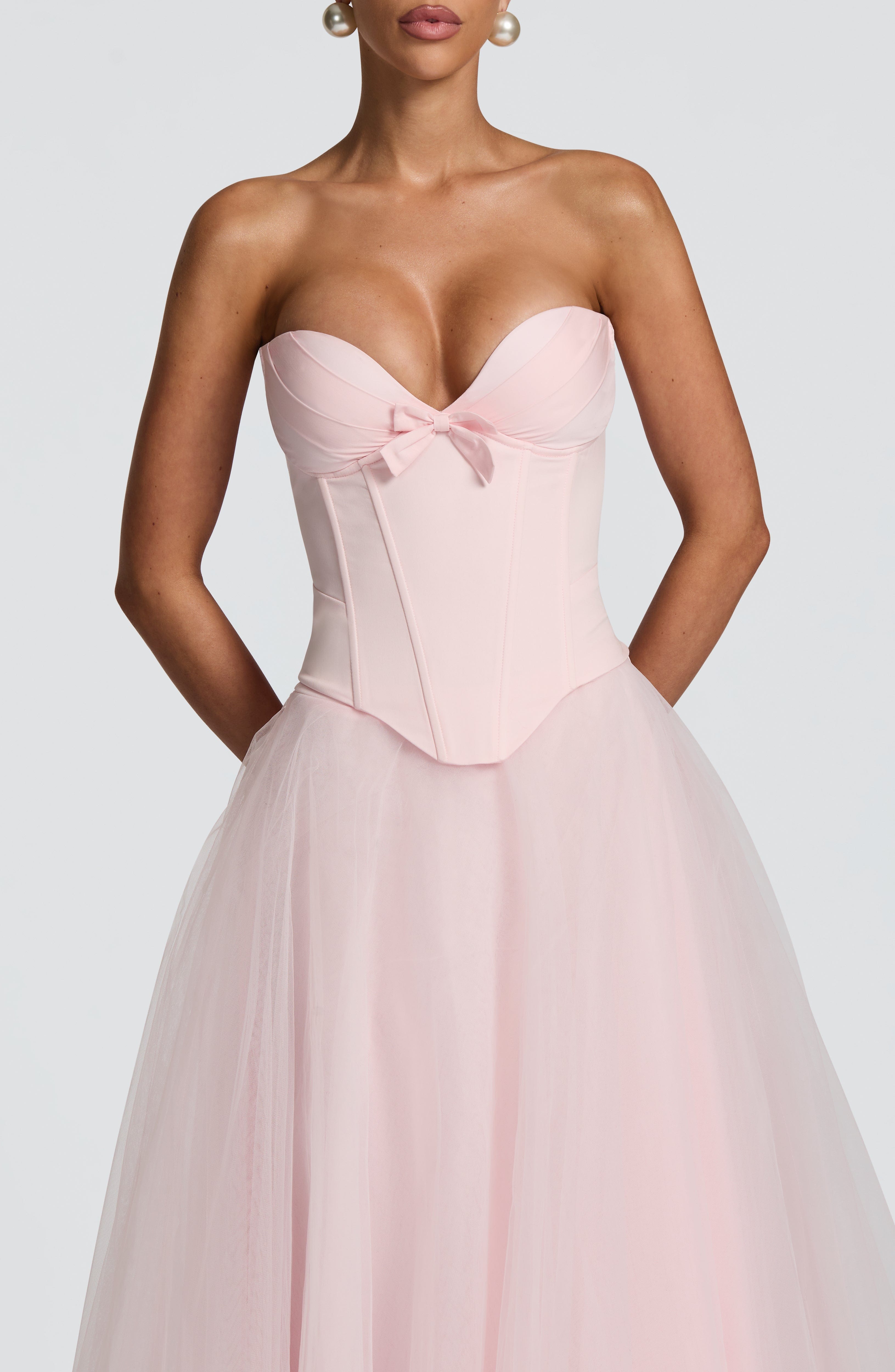Prim Corset - Blush Tops Babyboo Fashion Premium Exclusive Design