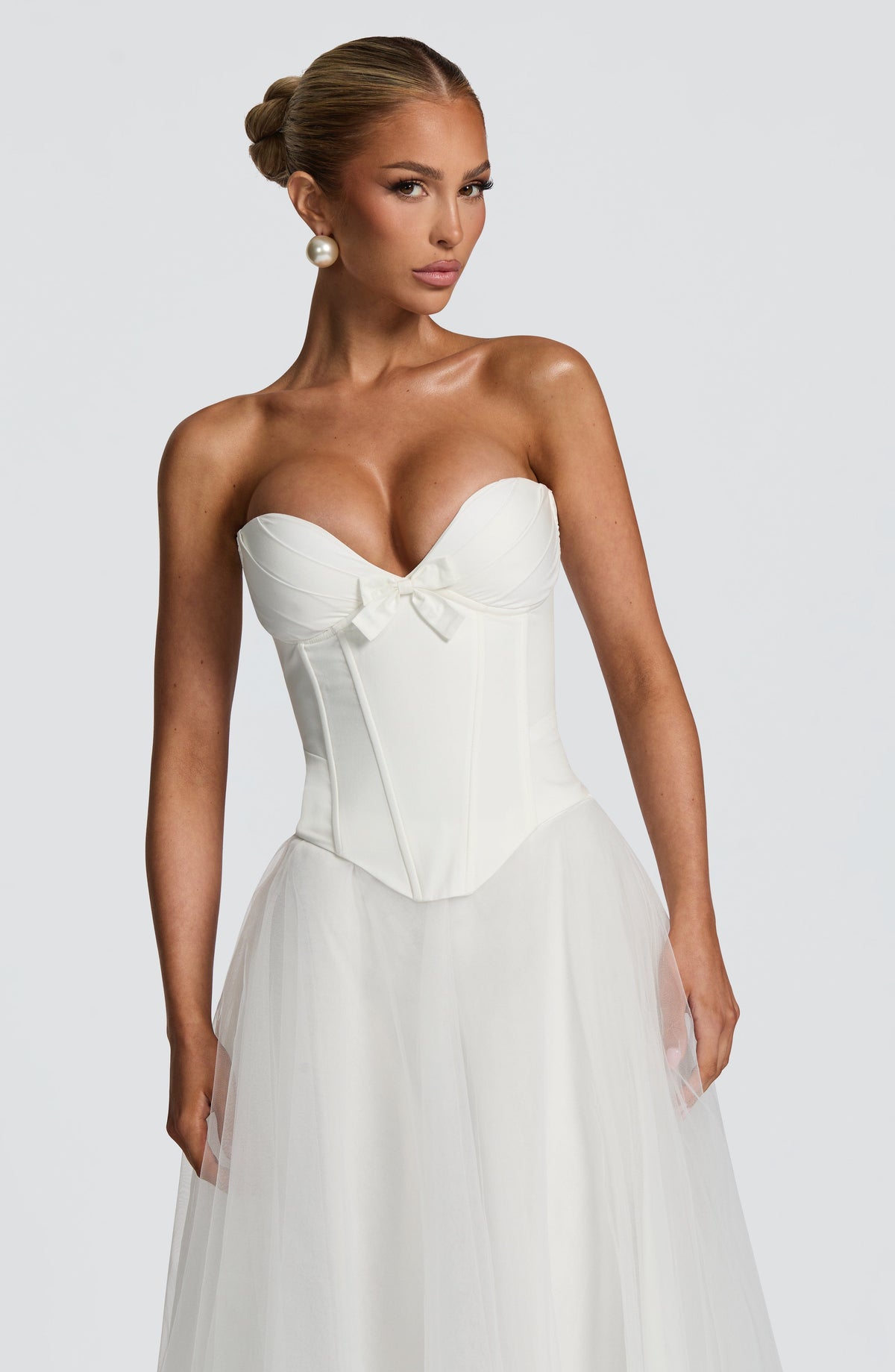 Prim Corset - Ivory Tops Babyboo Fashion Premium Exclusive Design