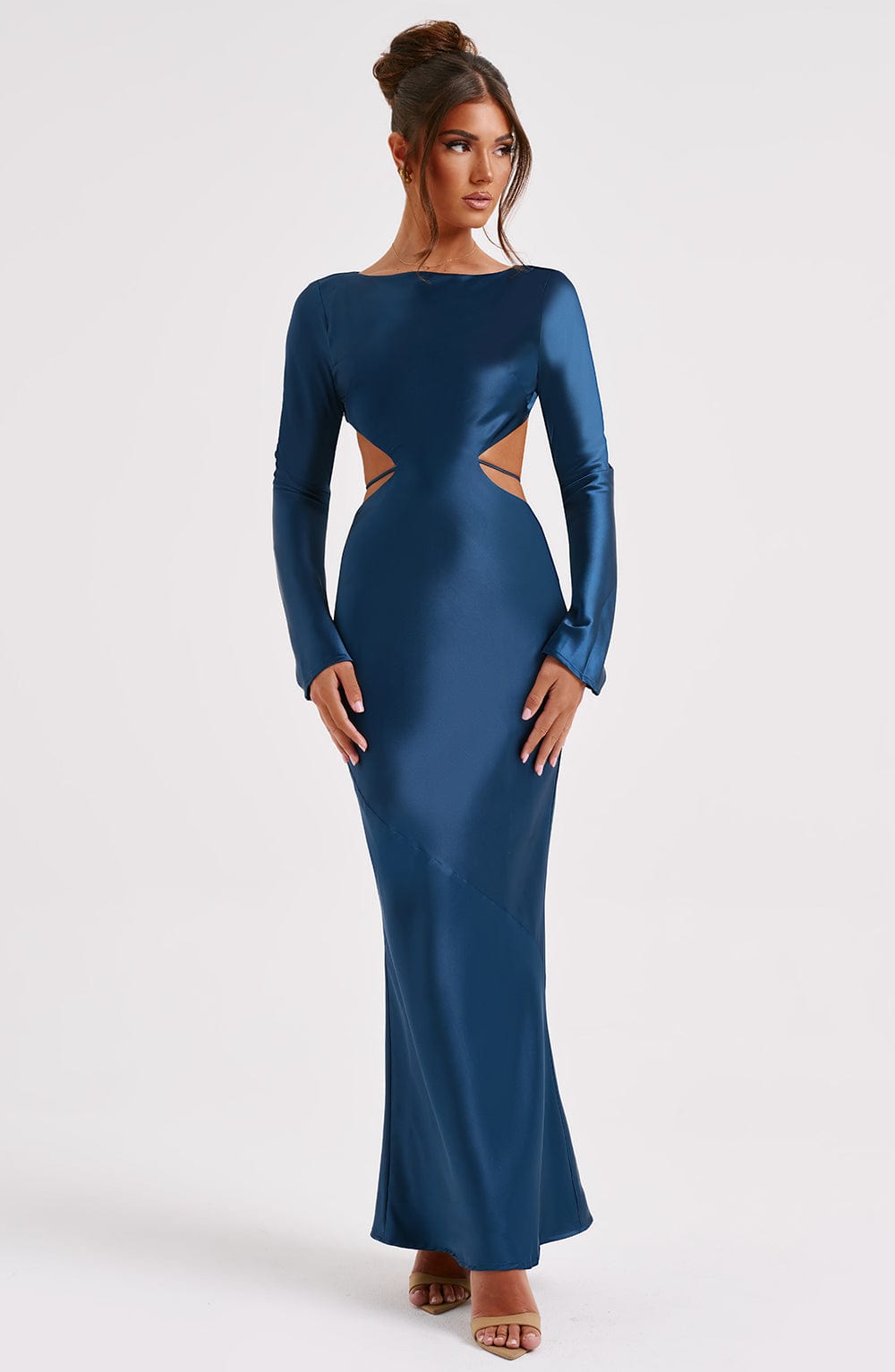 Rafi Maxi Dress - Teal Dress Babyboo Fashion Premium Exclusive Design