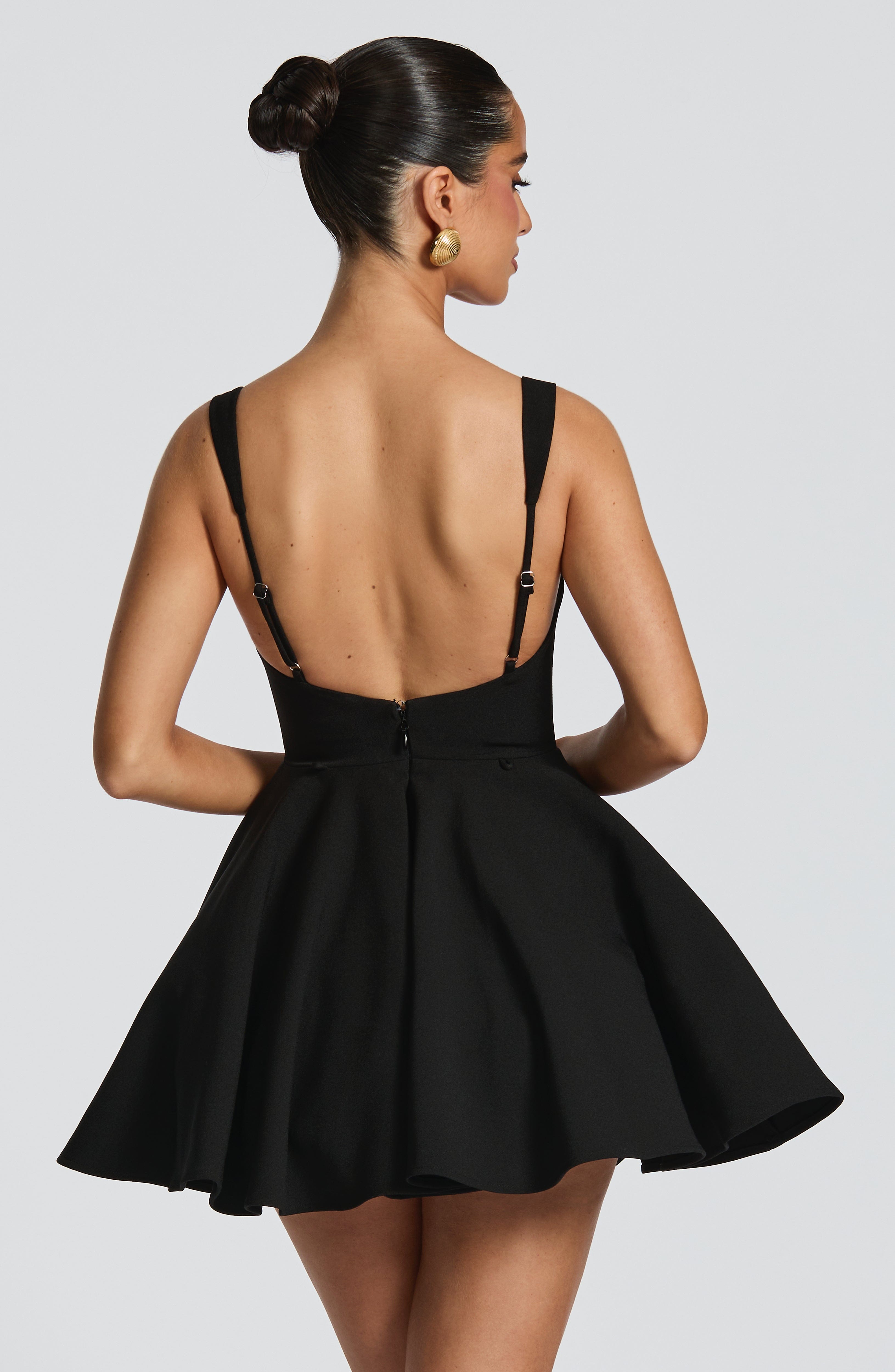 Rue Mini Dress - Black Dress Babyboo Fashion Premium Exclusive Design