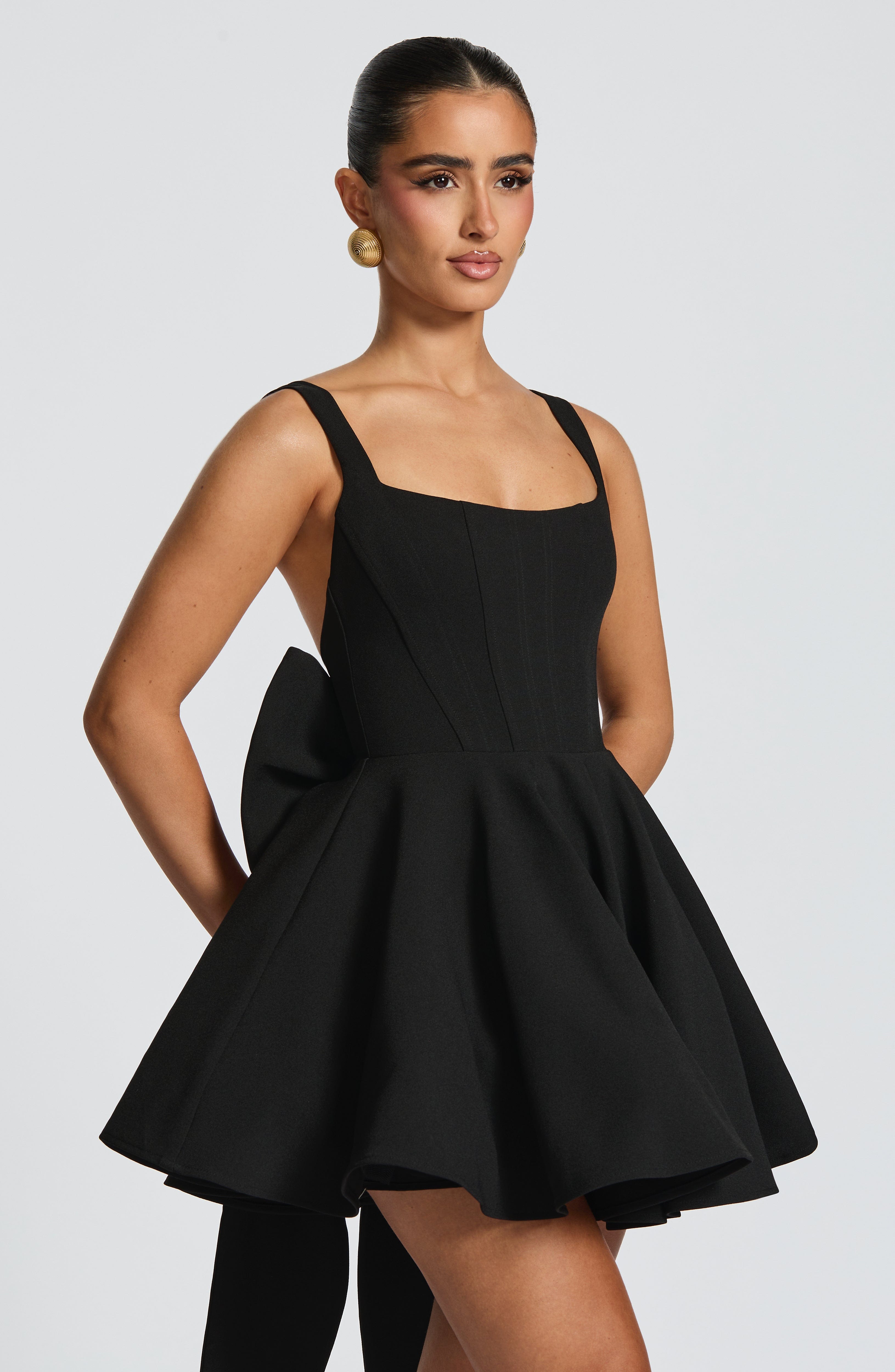 Rue Mini Dress - Black Dress Babyboo Fashion Premium Exclusive Design