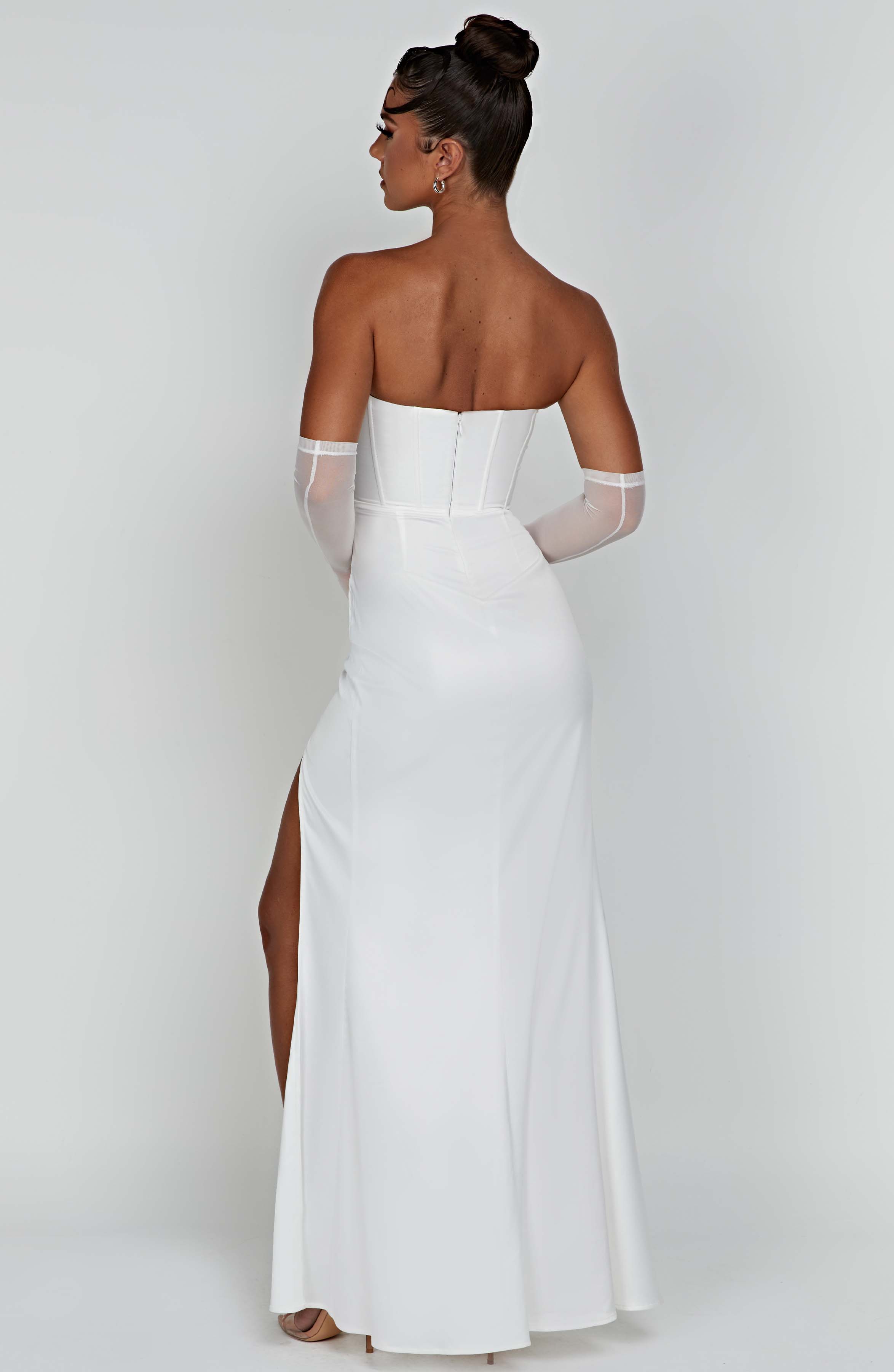Safiya Maxi Dress - Ivory Dress Babyboo Fashion Premium Exclusive Design