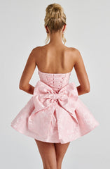 Salome Mini Dress - Blush Dress Babyboo Fashion Premium Exclusive Design