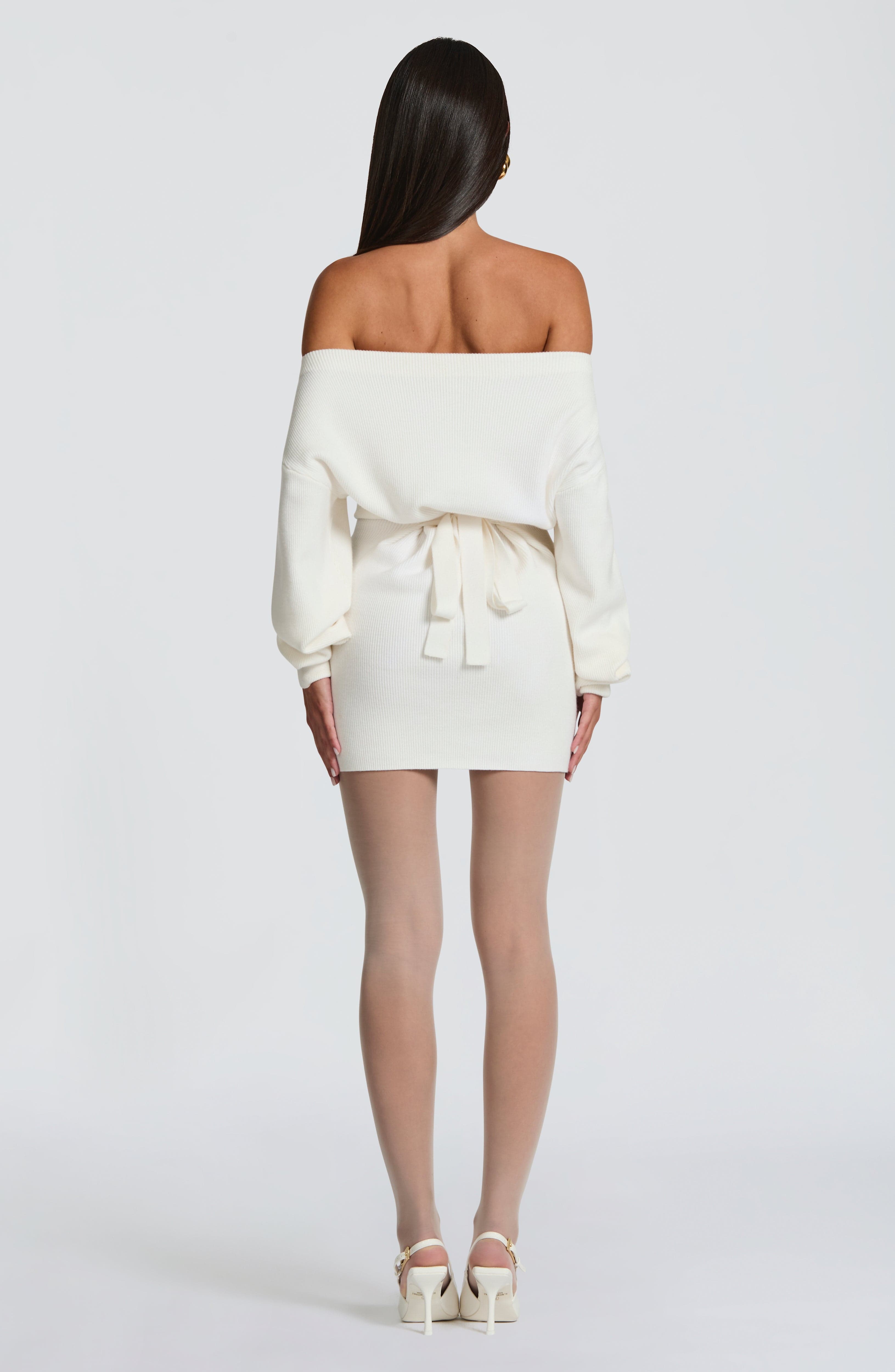 Sawyer Mini Dress - Ivory Dress Babyboo Fashion Premium Exclusive Design