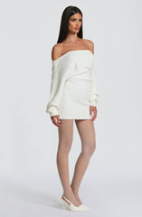 Sawyer Mini Dress - Ivory Dress Babyboo Fashion Premium Exclusive Design