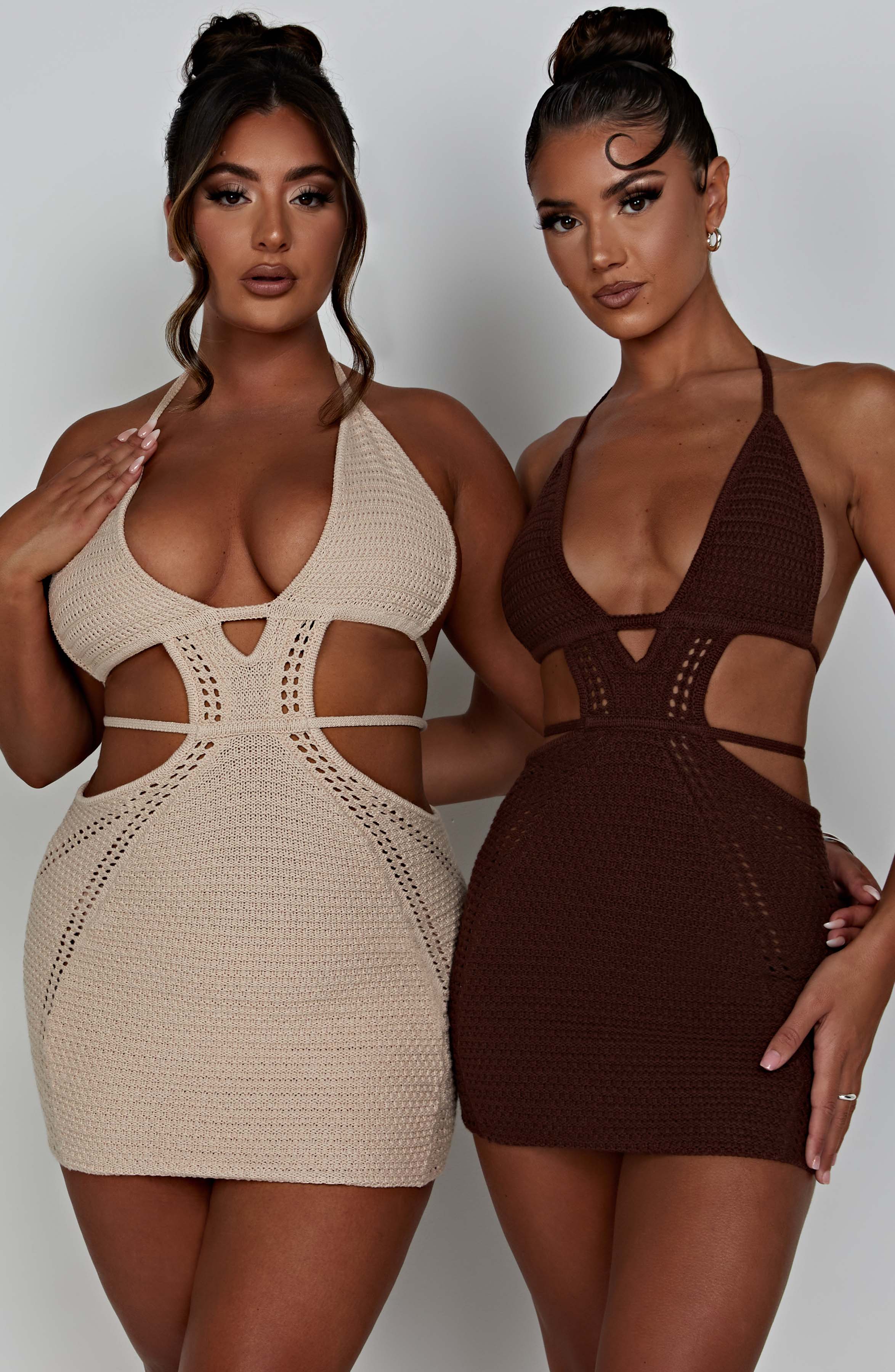 Selena Mini Dress - Cream Babyboo Fashion Premium Exclusive Design