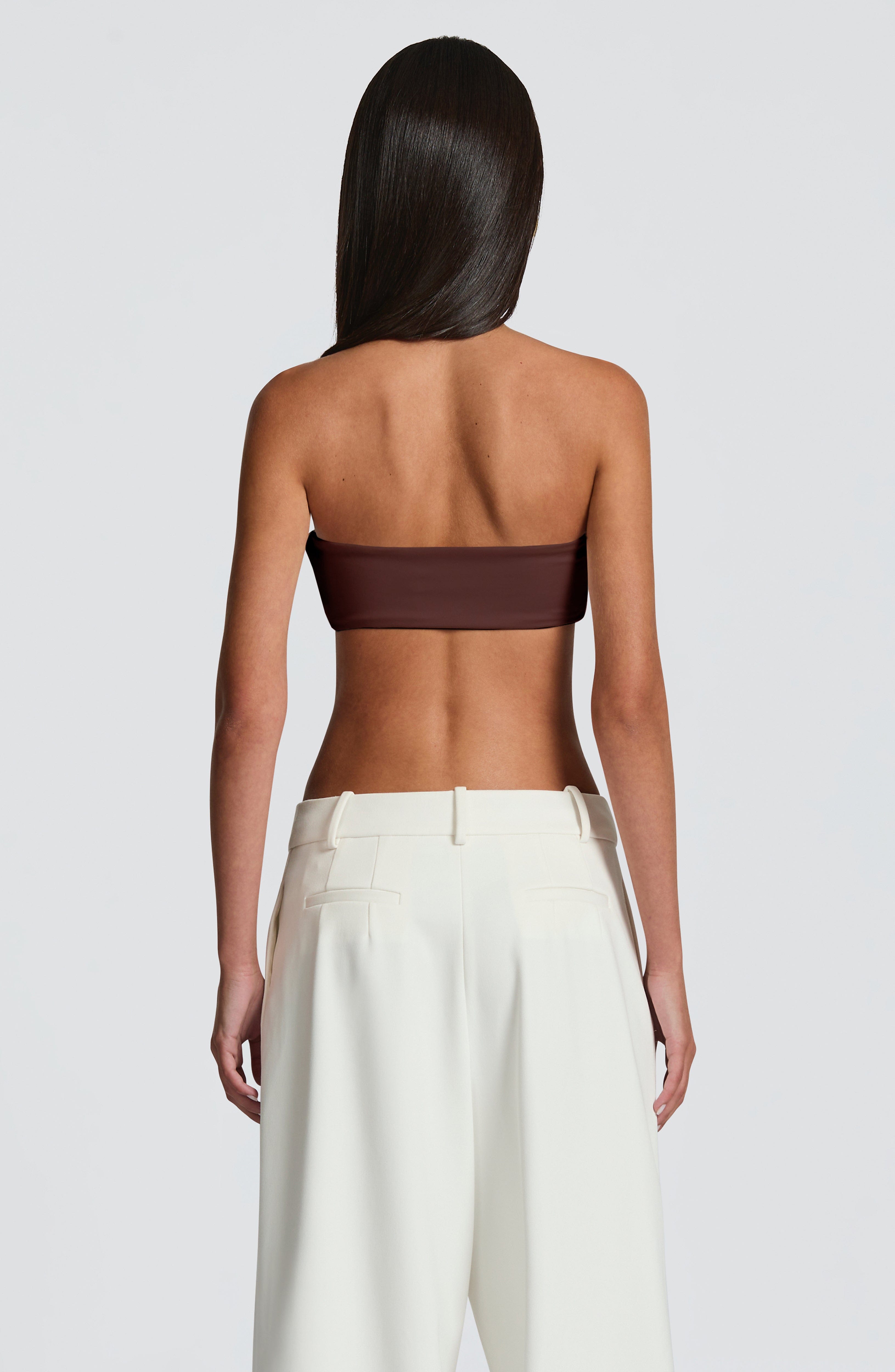 Simi Top - Plum Brown Tops Babyboo Fashion Premium Exclusive Design