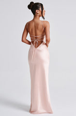 Sinead Maxi Dress - Peach Dress Babyboo Fashion Premium Exclusive Design