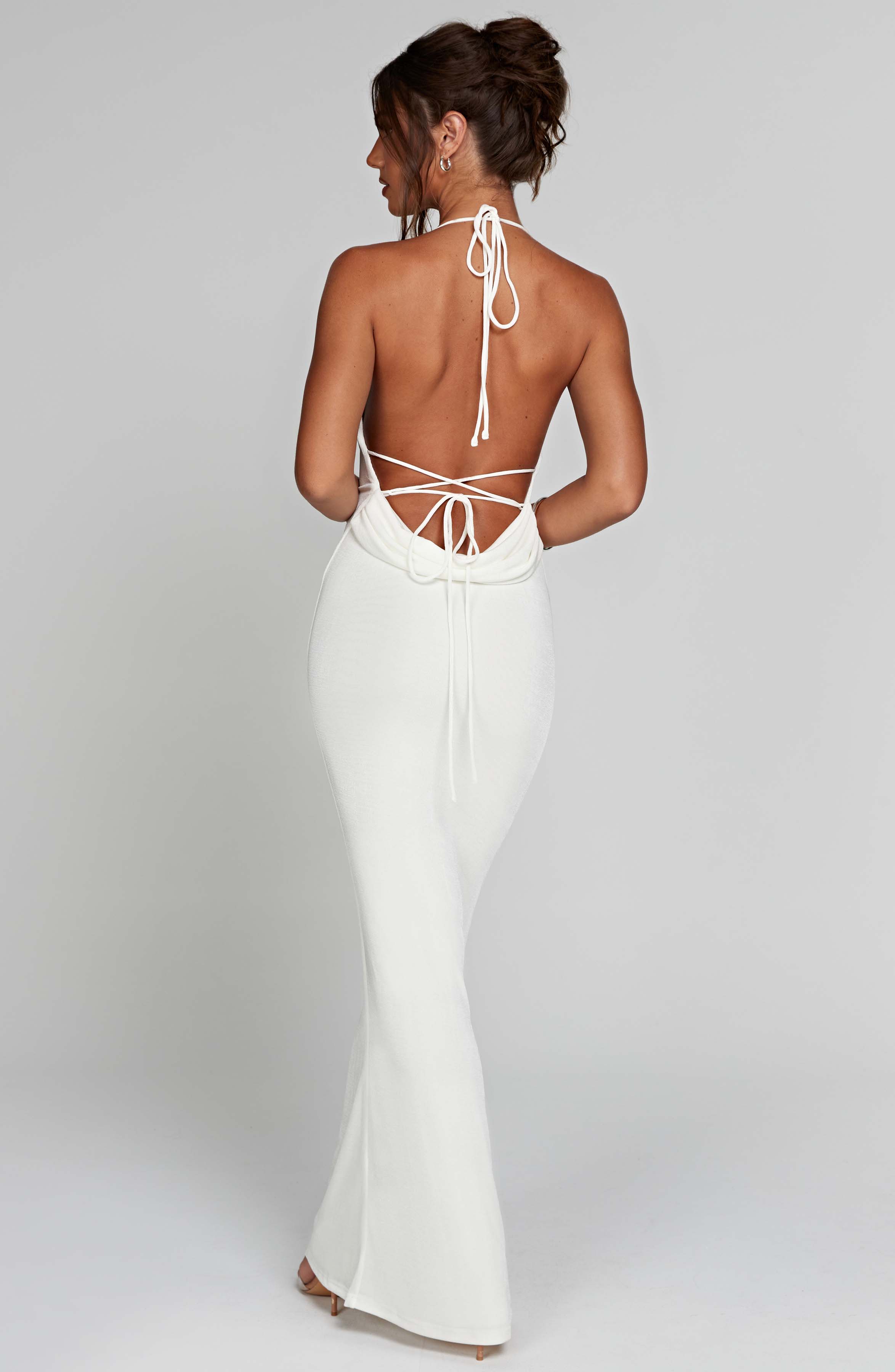Talisa Maxi Dress - Ivory Dress Babyboo Fashion Premium Exclusive Design