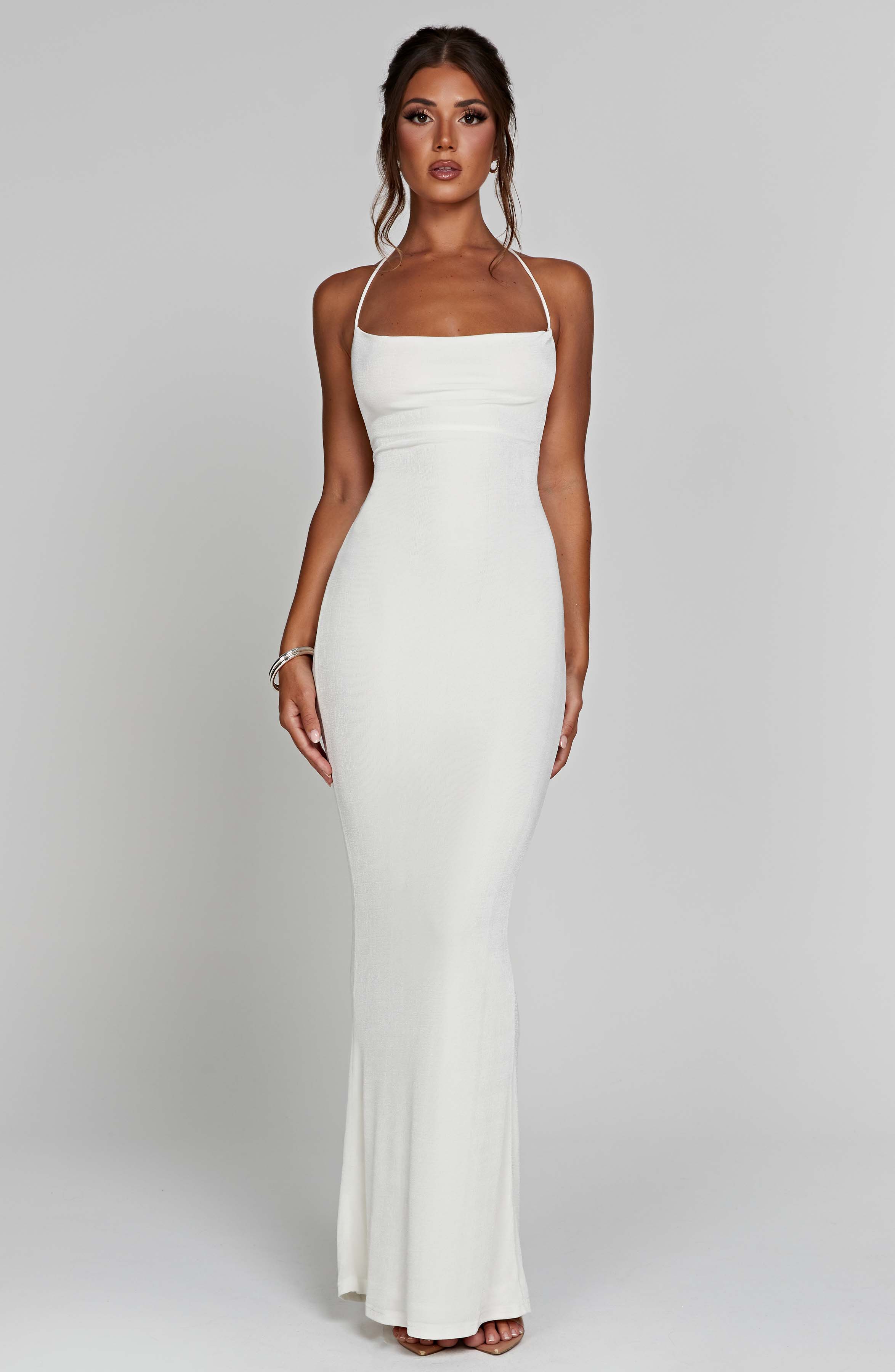 Talisa Maxi Dress - Ivory Dress Babyboo Fashion Premium Exclusive Design