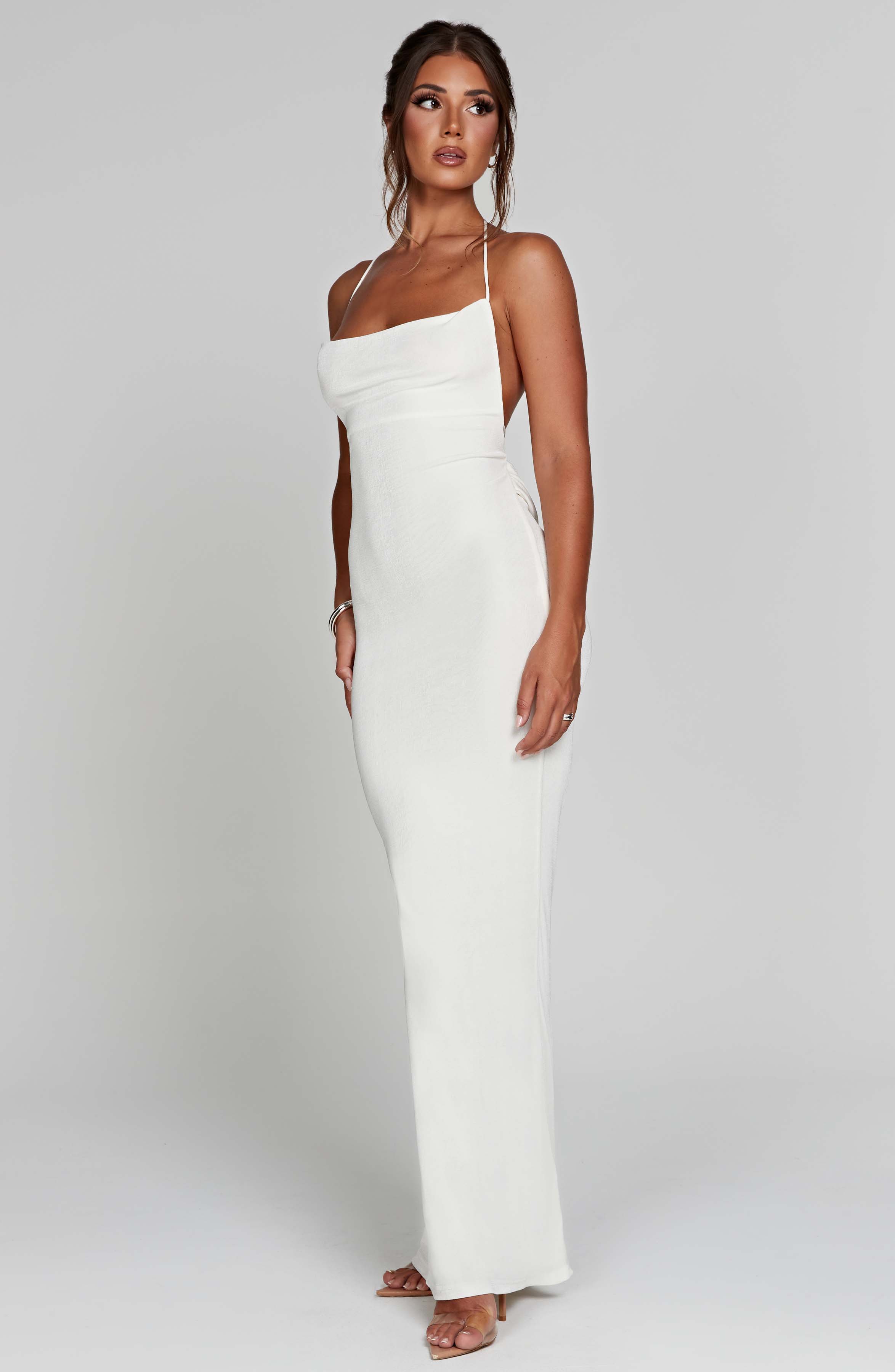 Talisa Maxi Dress - Ivory Dress Babyboo Fashion Premium Exclusive Design