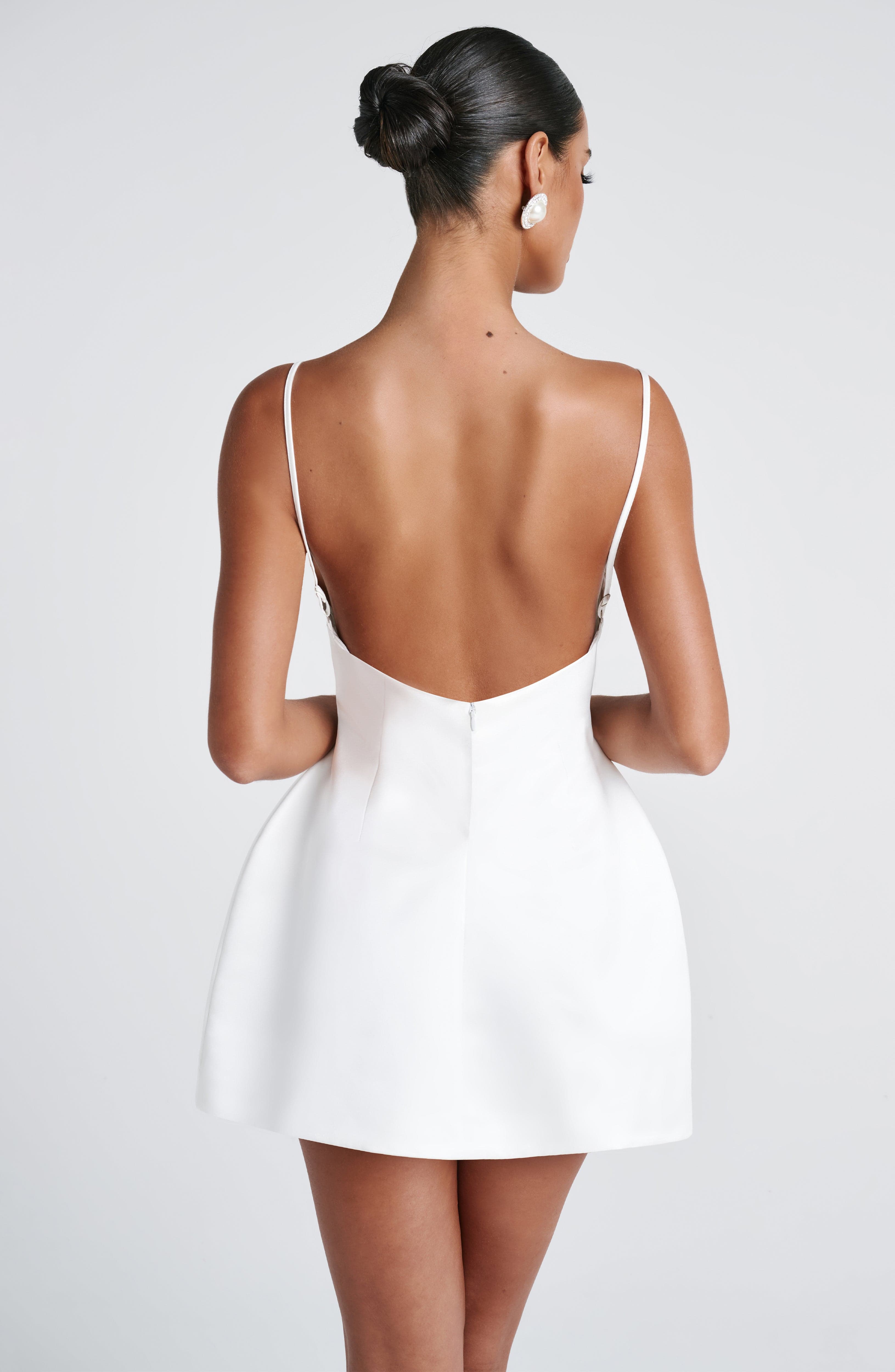Tate Mini Dress - Ivory Dress Babyboo Fashion Premium Exclusive Design