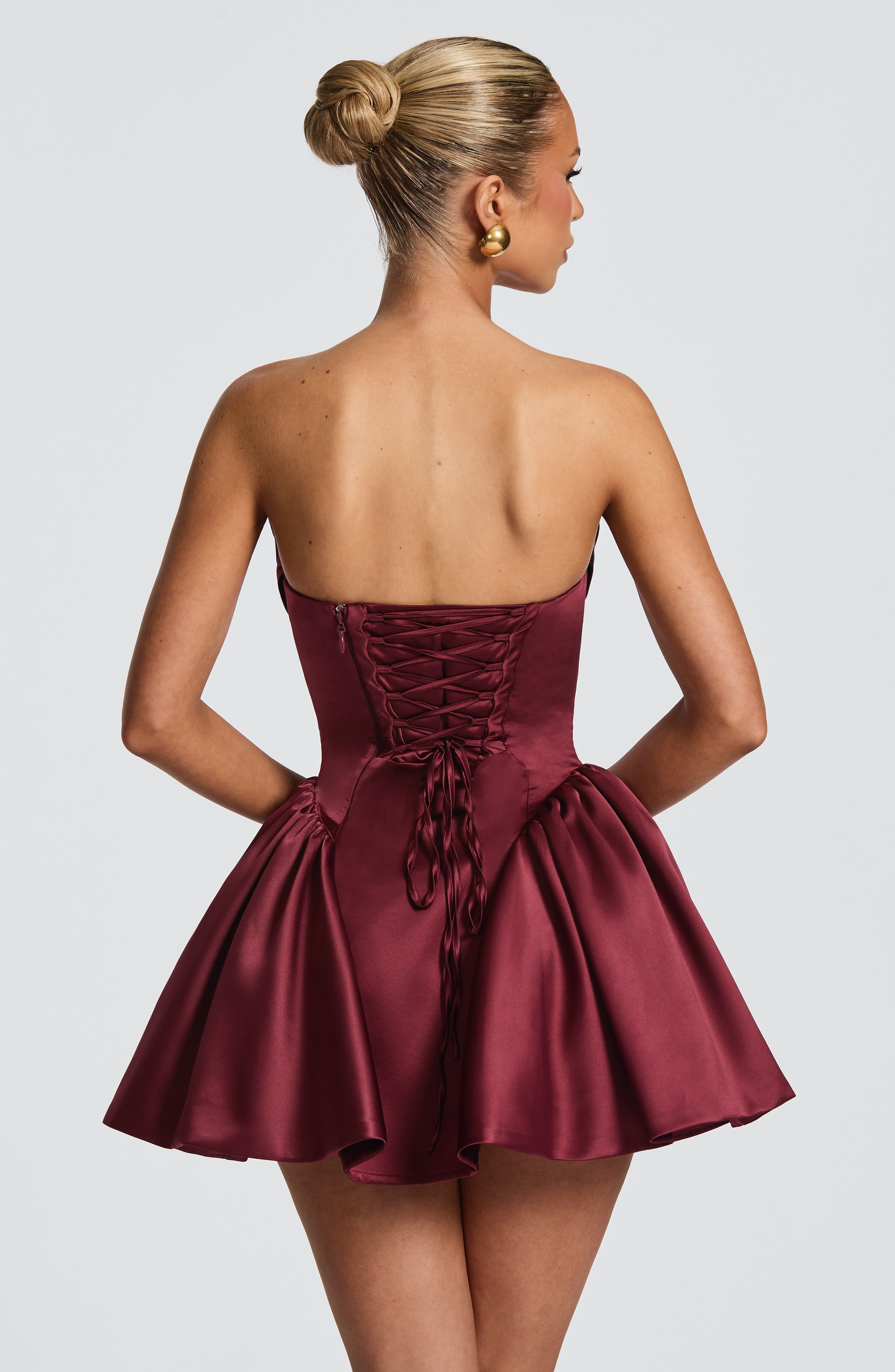 Trinity Mini Dress - Cherry Lacquer Dress Babyboo Fashion Premium Exclusive Design