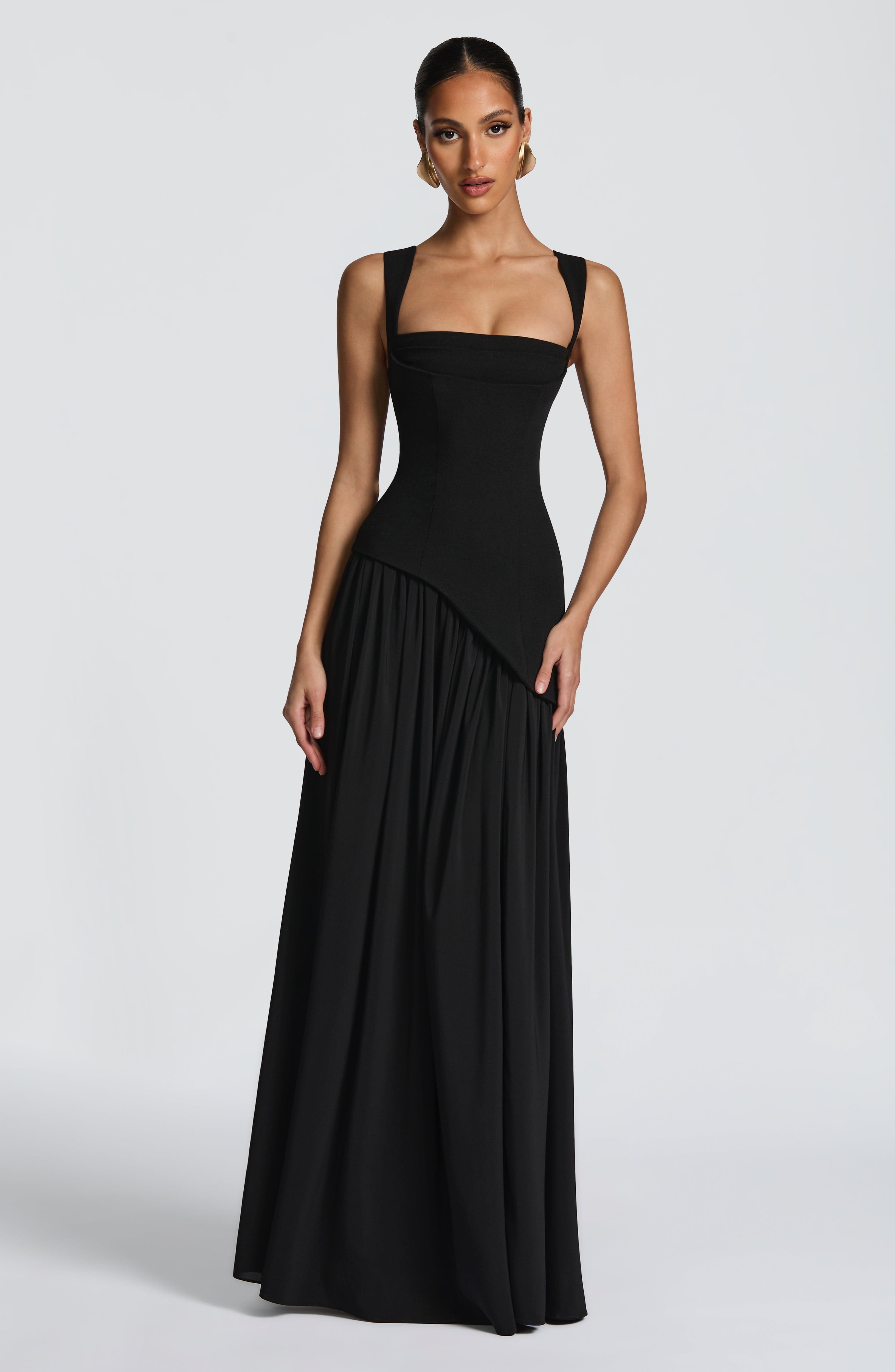 Tullulah Maxi Dress - Black Dress Babyboo Fashion Premium Exclusive Design