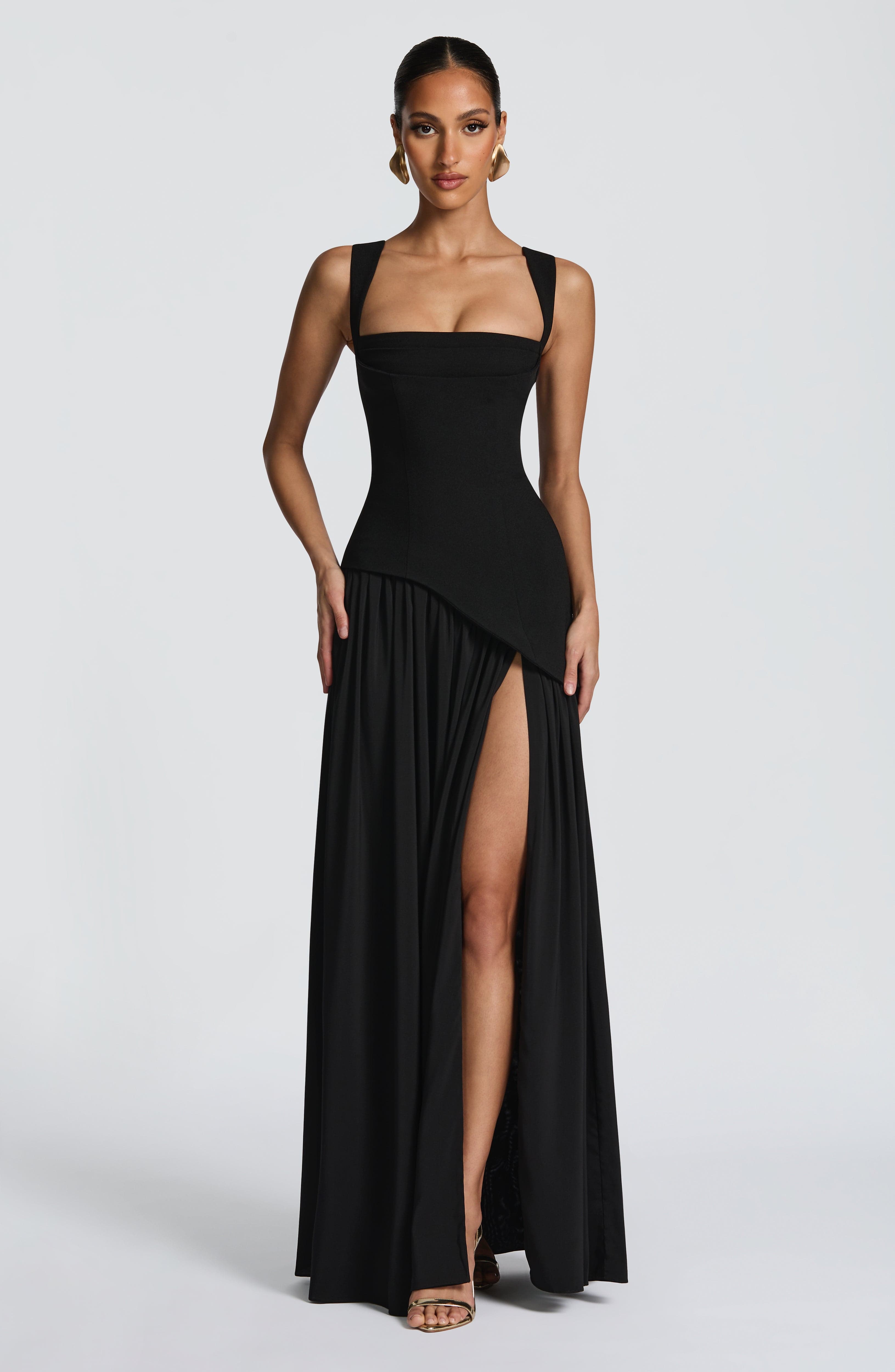 Tullulah Maxi Dress - Black Dress Babyboo Fashion Premium Exclusive Design