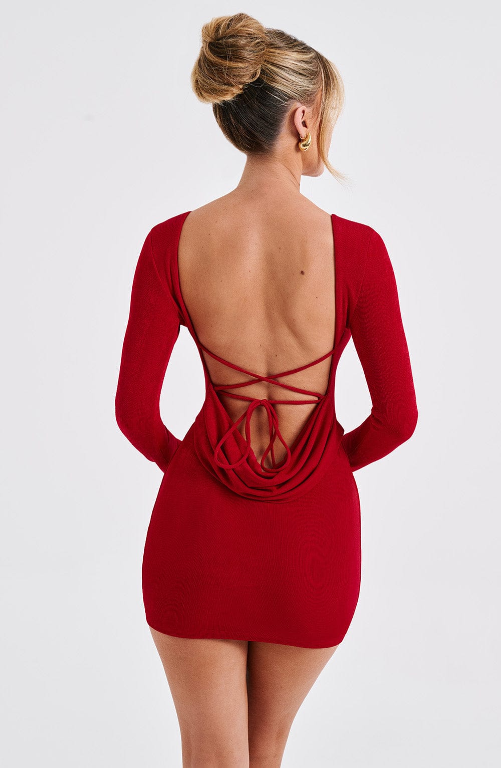 Una Mini Dress - Red Dress Babyboo Fashion Premium Exclusive Design