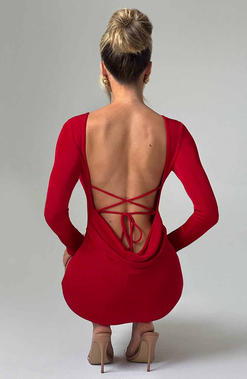 Una Mini Dress - Red Dress Babyboo Fashion Premium Exclusive Design