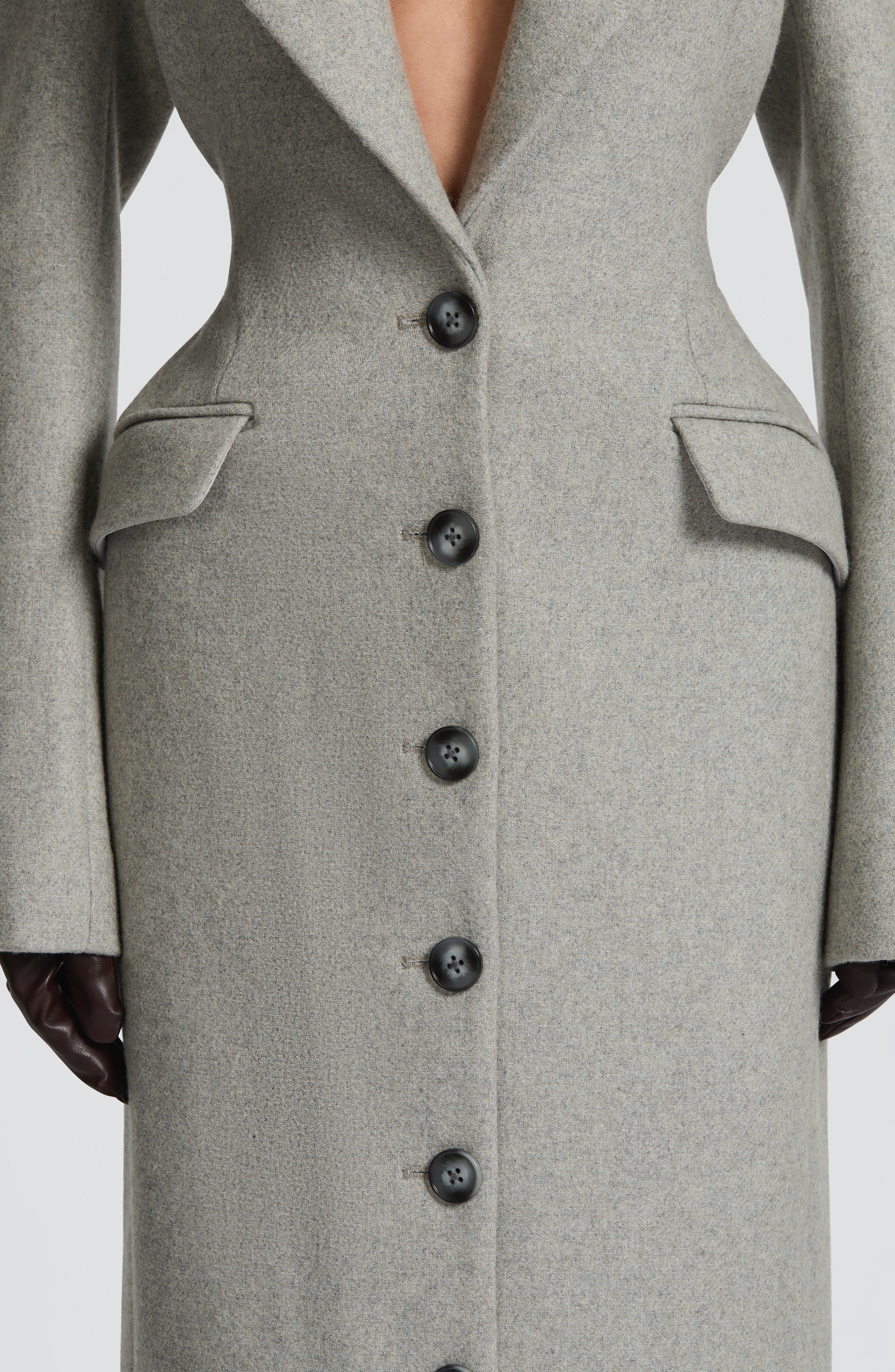 Ursula Coat - Light Grey Jacket Babyboo Fashion Premium Exclusive Design
