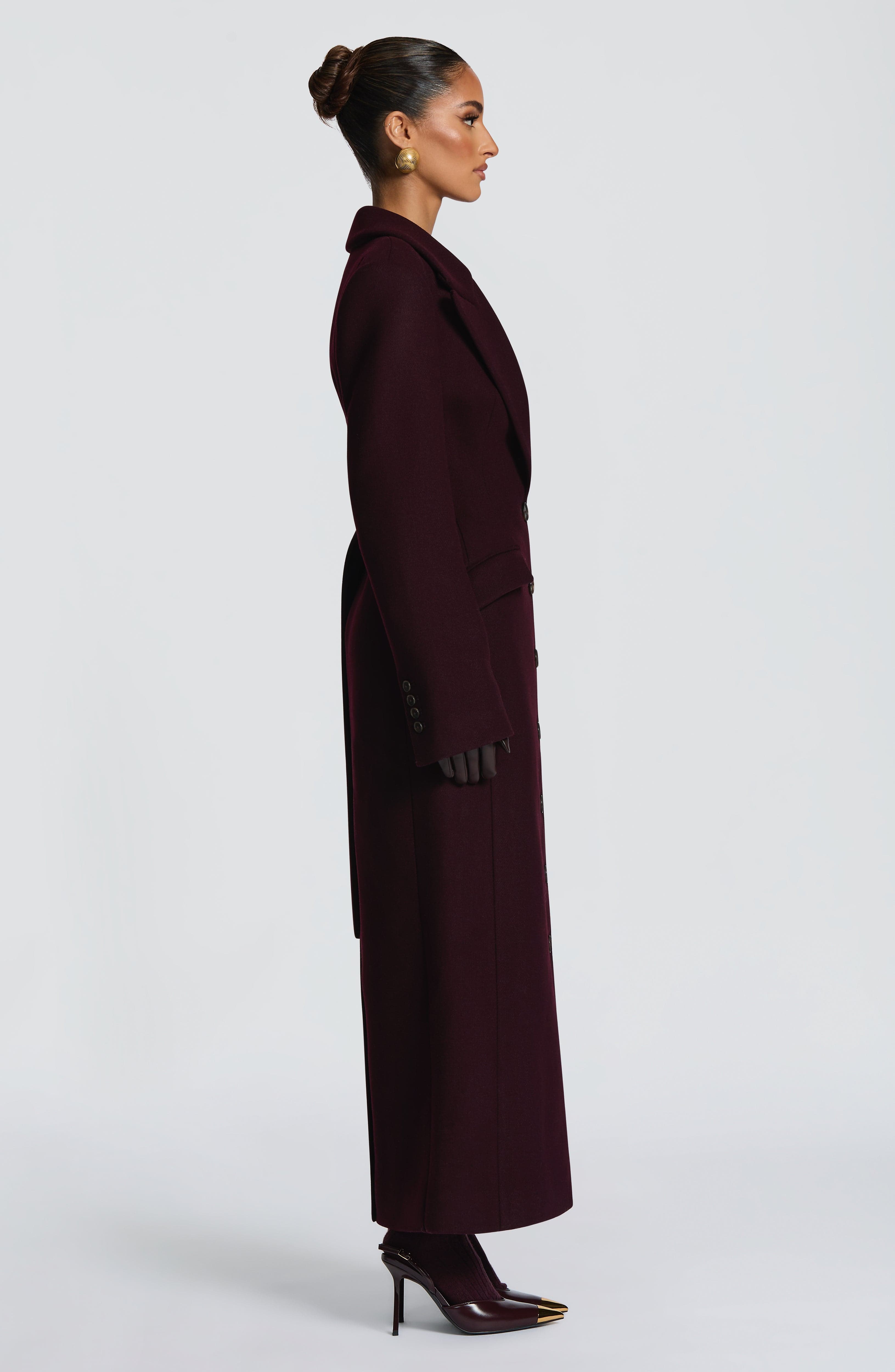 Ursula Coat - Plum Jacket Babyboo Fashion Premium Exclusive Design