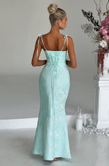 Whitney Maxi Dress - Mint Dress Babyboo Fashion Premium Exclusive Design