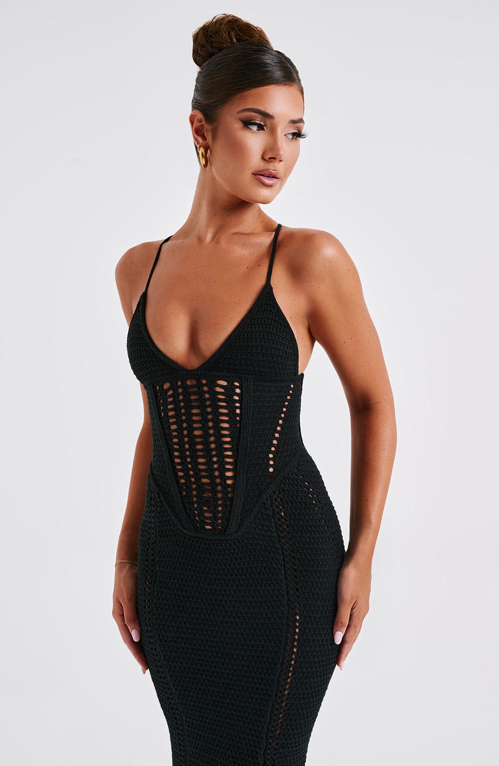 Xanthe Maxi Dress - Black Dress Babyboo Fashion Premium Exclusive Design