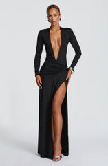 Ysabella Maxi Dress - Black Dress XS Babyboo Fashion Premium Exclusive Design