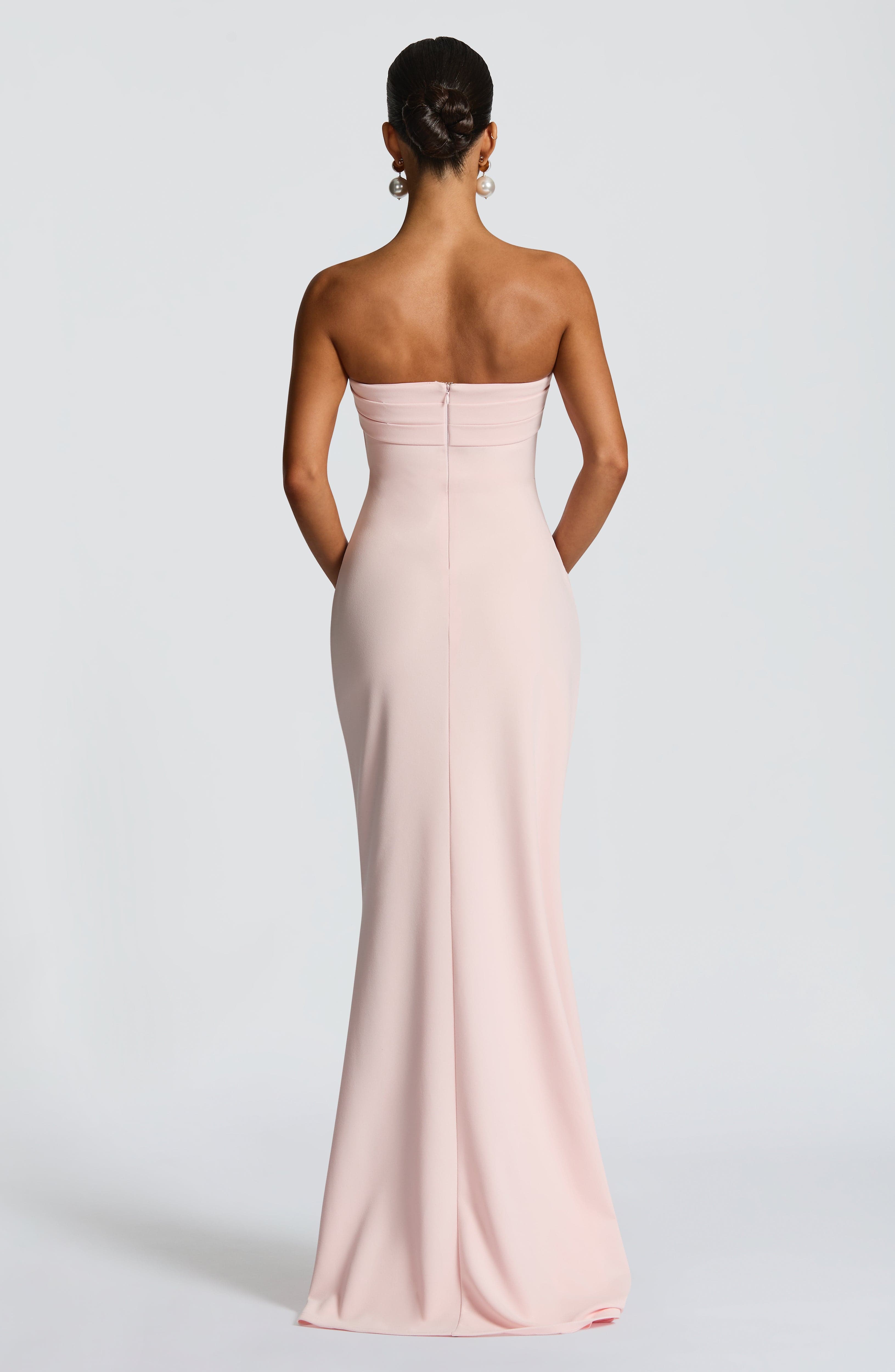 Zafira Maxi Dress - Blush Dress Babyboo Fashion Premium Exclusive Design