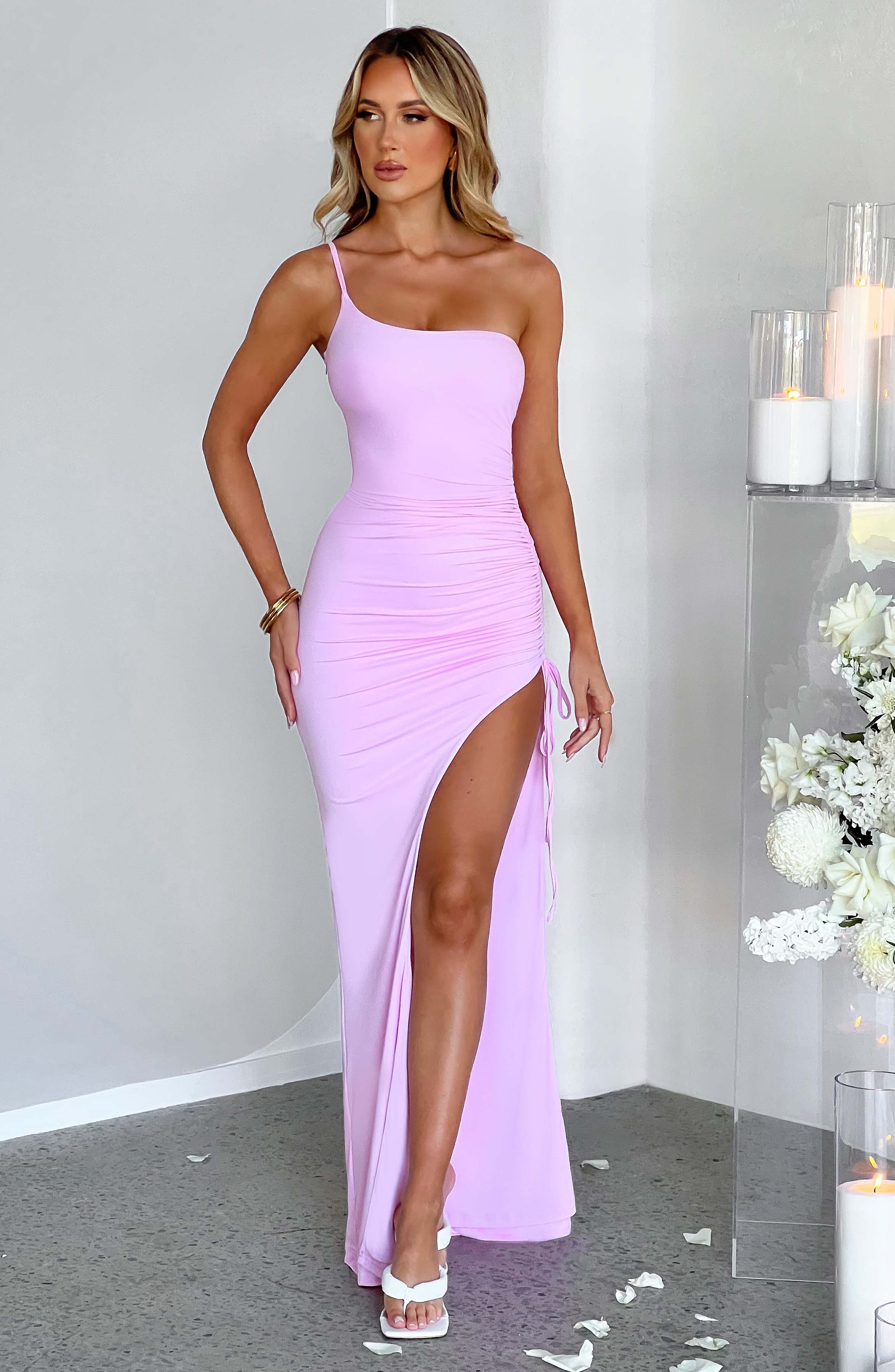 Zuri Maxi Dress - Pink Dress Babyboo Fashion Premium Exclusive Design